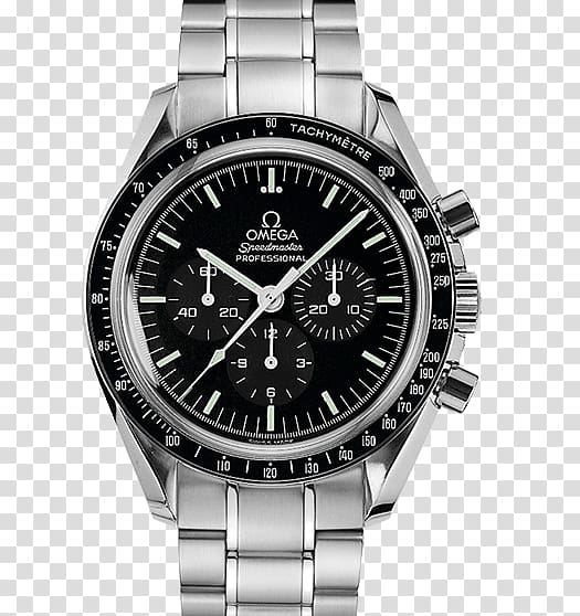 Baselworld Omega SA OMEGA Speedmaster Moonwatch Professional Chronograph Coaxial escapement, watch transparent background PNG clipart
