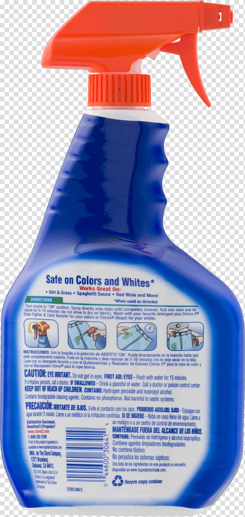 Stain removal Laundry Spray The Clorox Company, others transparent background PNG clipart