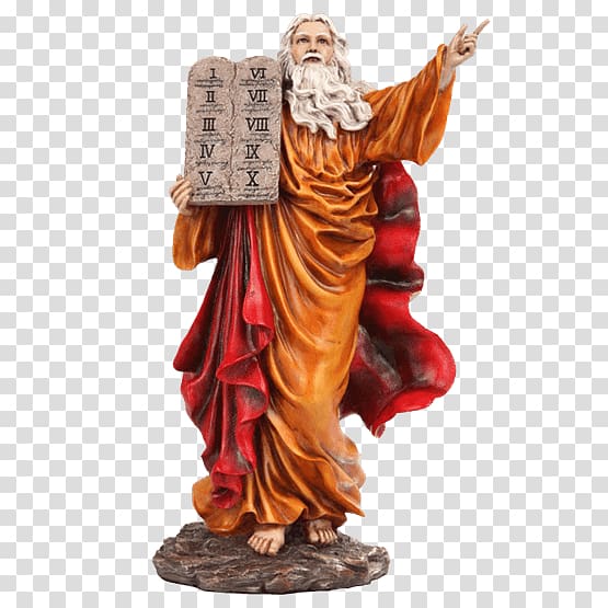Statue Michael Ten Commandments Figurine God, God transparent background PNG clipart