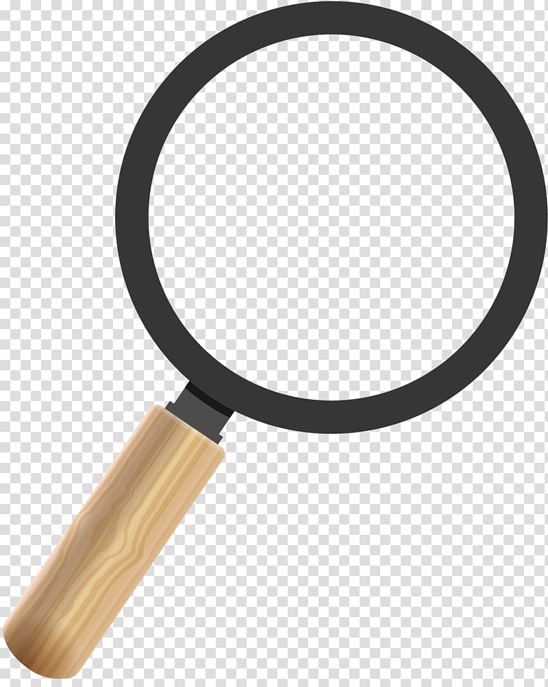Magnifying glass, Beautiful magnifying glass transparent background PNG clipart