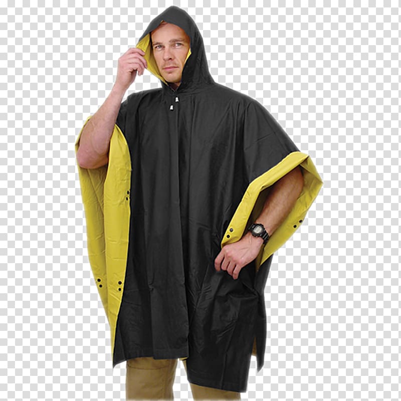 Raincoat Cape Poncho Hood Waterproofing, rain gear transparent background PNG clipart