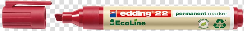 Green brands edding Marker pen Writing implement, Edding transparent background PNG clipart
