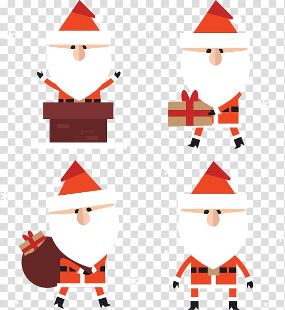 Santa Claus Beard Christmas tree Euclidean , Bearded grandfather transparent background PNG clipart