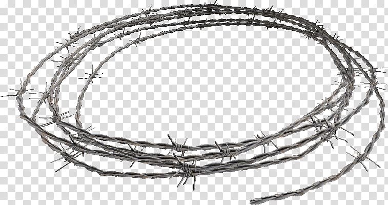 Barbed wire Interlacing , barbed wire transparent background PNG clipart