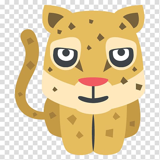 Emoji Leopard Text messaging SMS Symbol, viber transparent background PNG clipart