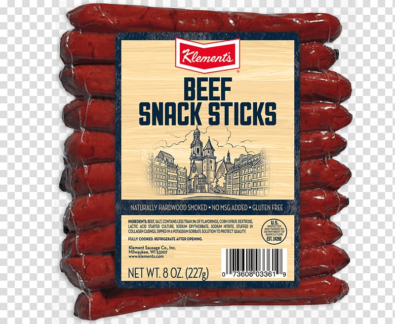 Summer sausage Ham Snack Beef, delicious jerky transparent background PNG clipart