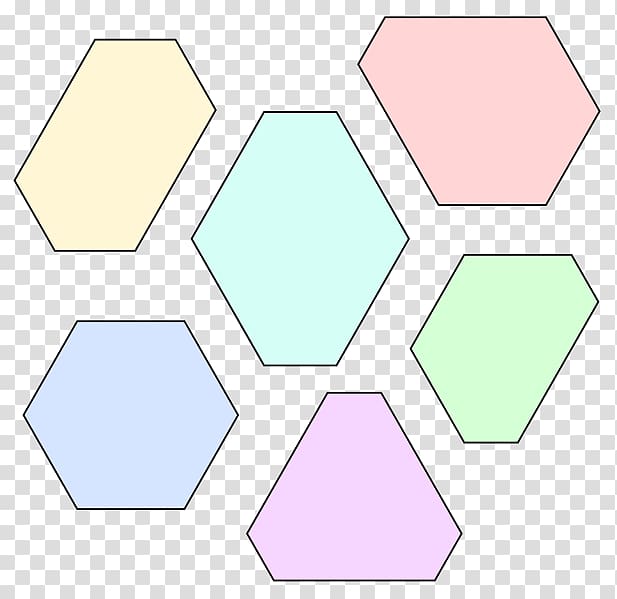 Angle Equiangular polygon Equilateral polygon Line, hexagons transparent background PNG clipart