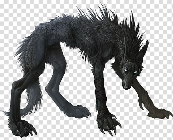 Dog Drawing Werewolf Art Black Shuck, Dog transparent background PNG clipart