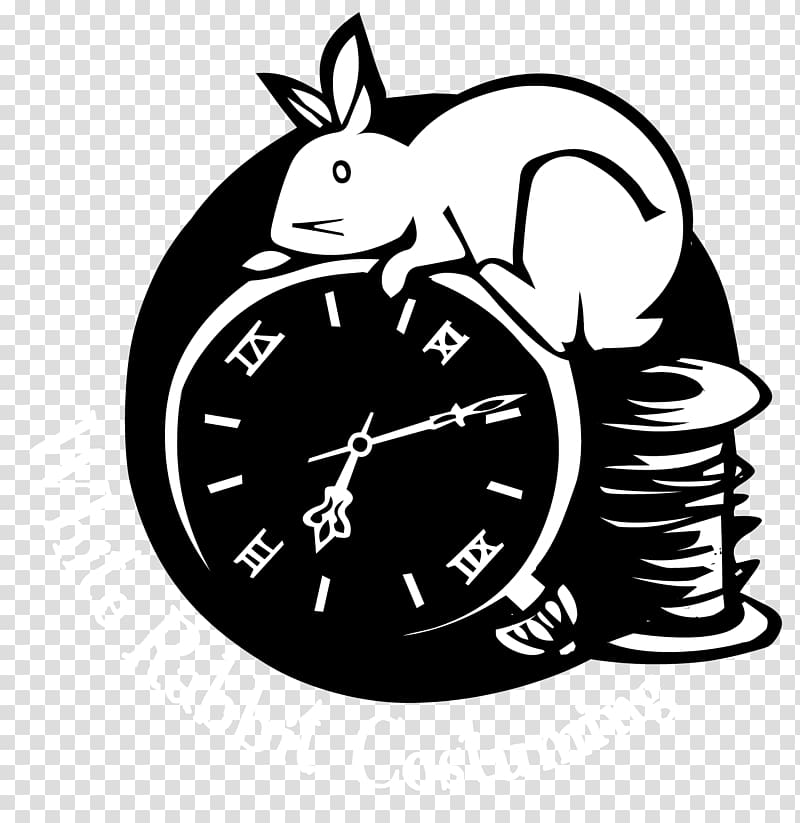 Alarm Clocks Character White , little white rabbit transparent background PNG clipart