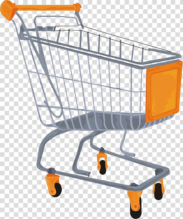 Shopping cart illustration, Supermarket Shopping Cart transparent background PNG clipart