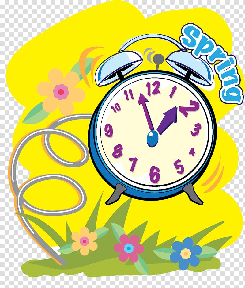 Daylight saving time in the United States Clock , spring forward transparent background PNG clipart