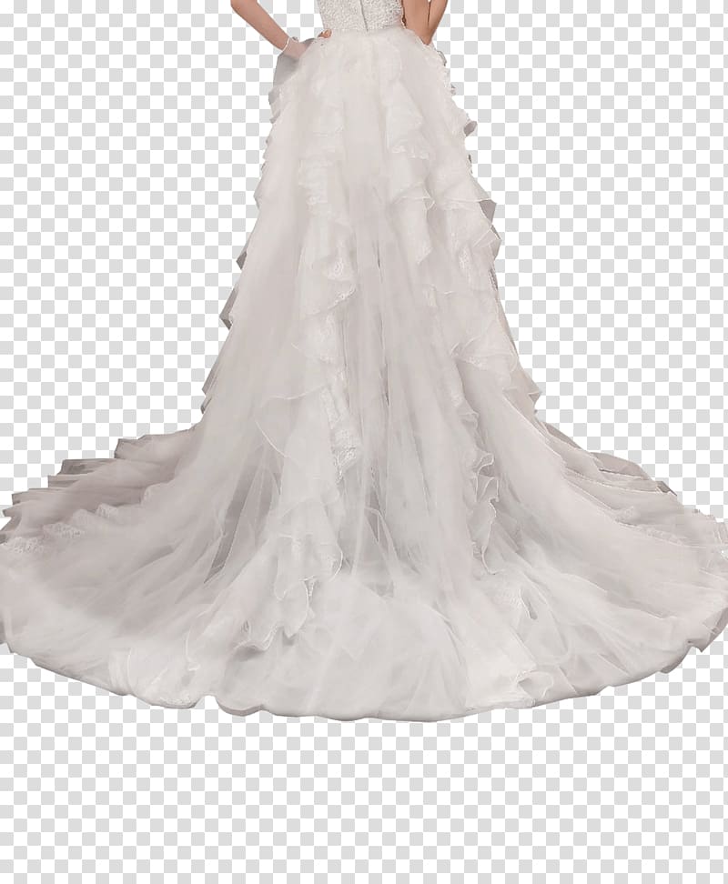 Wedding dress Ball gown Neckline, dress transparent background PNG clipart