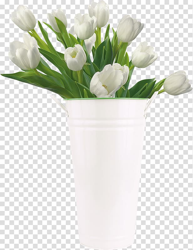 Floral design Cut flowers Tulip Vase, flower transparent background PNG clipart