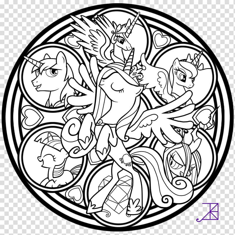 Stained glass Tattoo Princess Cadance Window, beauty tattoo transparent background PNG clipart