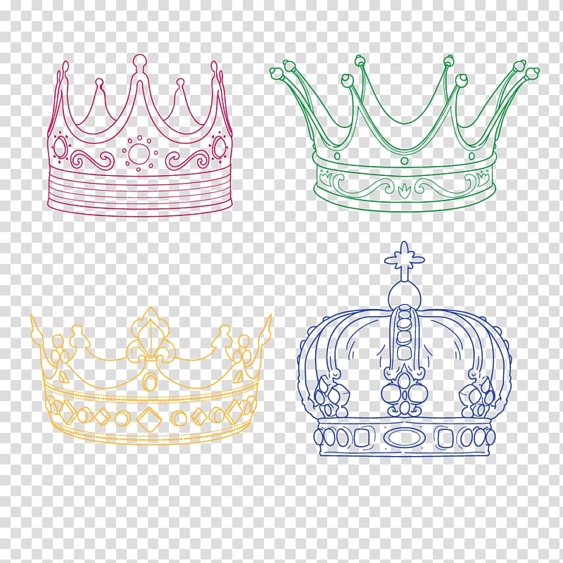 Crown Adobe Illustrator ArtWorks, Hand-painted crown transparent background PNG clipart