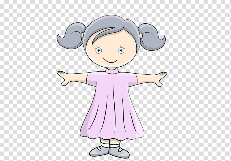 , Cute cartoon doll transparent background PNG clipart