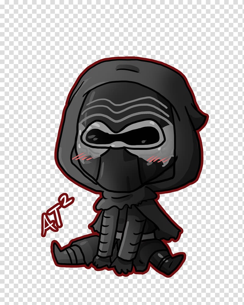 Kylo Ren Stormtrooper Boba Fett Drawing Chibi, kylo ren transparent background PNG clipart