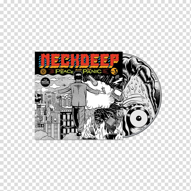 Neck Deep The Peace and the Panic Life\'s Not Out to Get You In Bloom Motion Sickness, panic struck transparent background PNG clipart