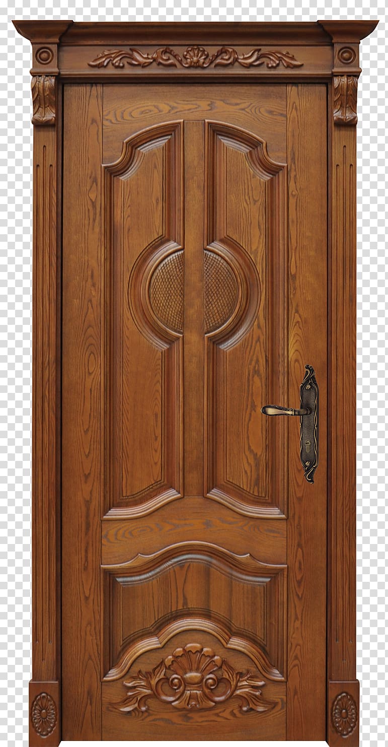 Door Cupboard Wood stain Furniture, Chinese Door transparent background PNG clipart