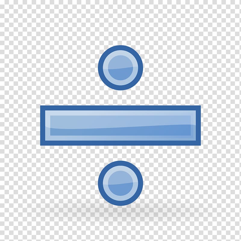 Basic Math Obelus Division Mathematics Symbol, divided transparent background PNG clipart