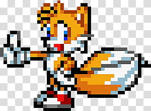 Sonic - Sonic Pixel Sprite Sheet Transparent PNG - 840x870 - Free