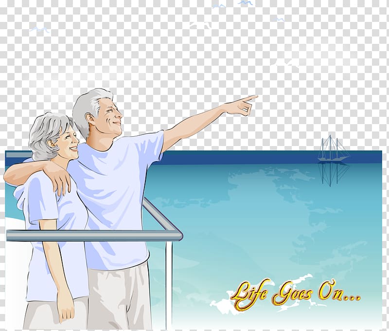 Old age Significant other Illustration, Partner yacht transparent background PNG clipart