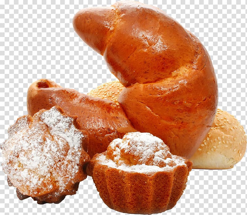 Bread Fruitcake Croissant Vetkoek Pastry, Cup Cakes transparent background PNG clipart