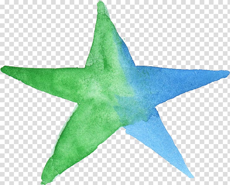 Star Watercolor painting, watercolor star transparent background PNG clipart