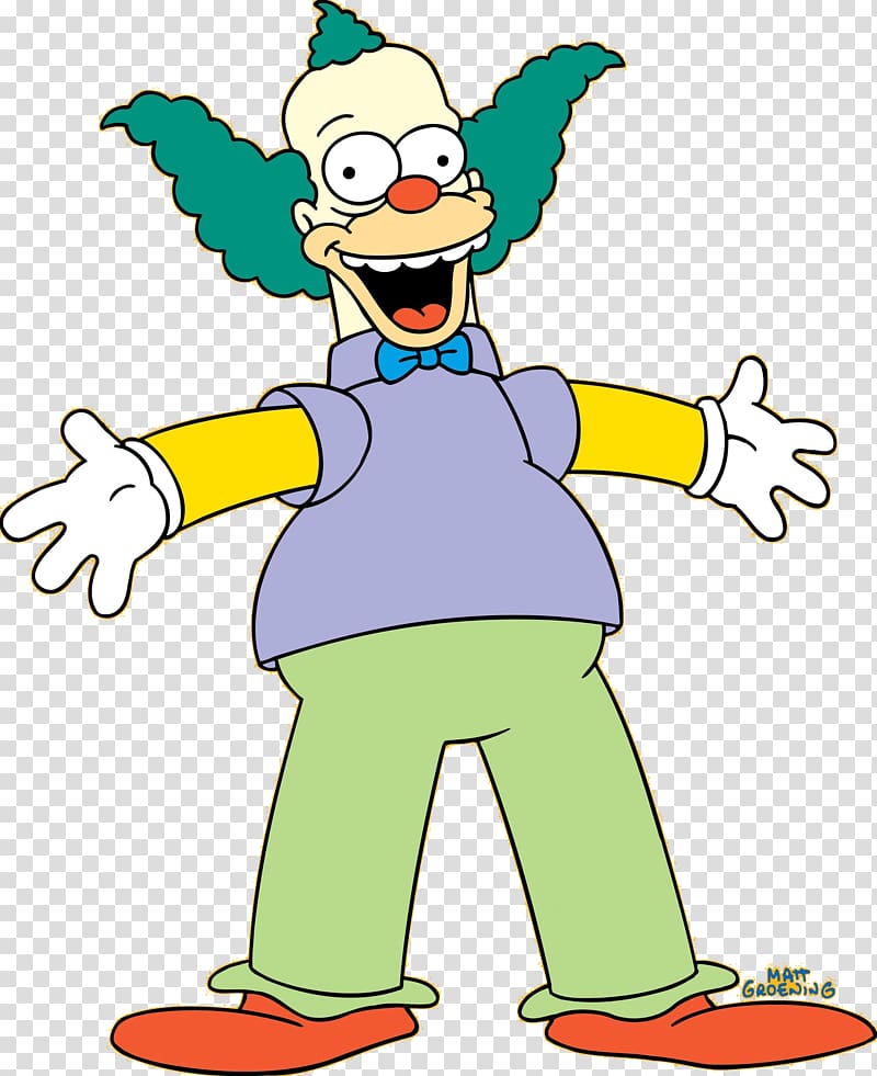 Krusty the Clown Bart Simpson Lisa Simpson Grampa Simpson Sideshow Bob, ashlee simpson transparent background PNG clipart