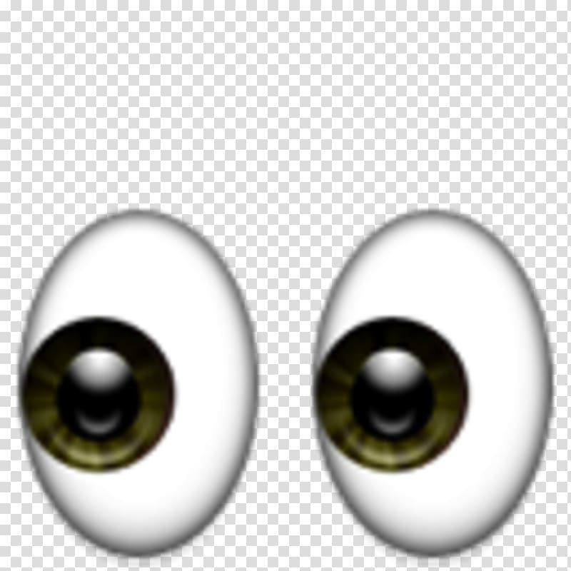 two eye illustration, Emoji Symbol Computer Icons Discord, eyes transparent background PNG clipart