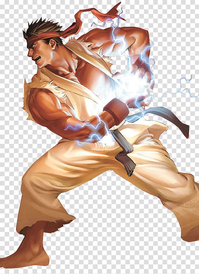 Street Fighter Ryo, Ryu Street Fighter V Ken Masters Street Fighter II: The World Warrior, fighter transparent background PNG clipart