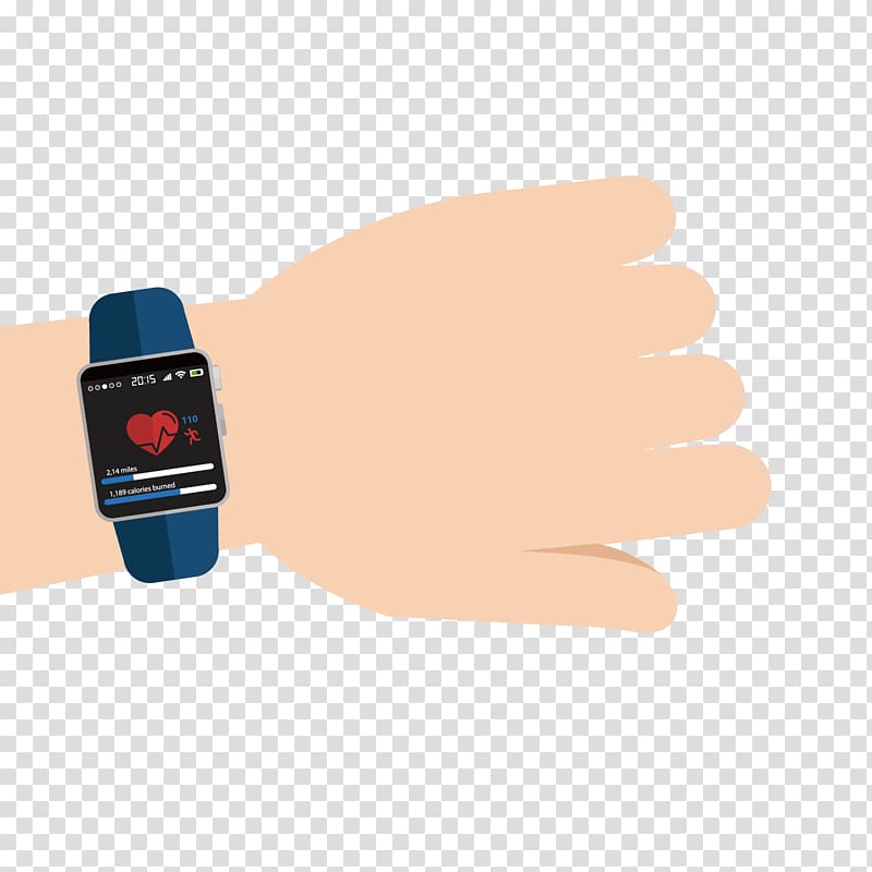 Euclidean , Heartbeat Watch transparent background PNG clipart