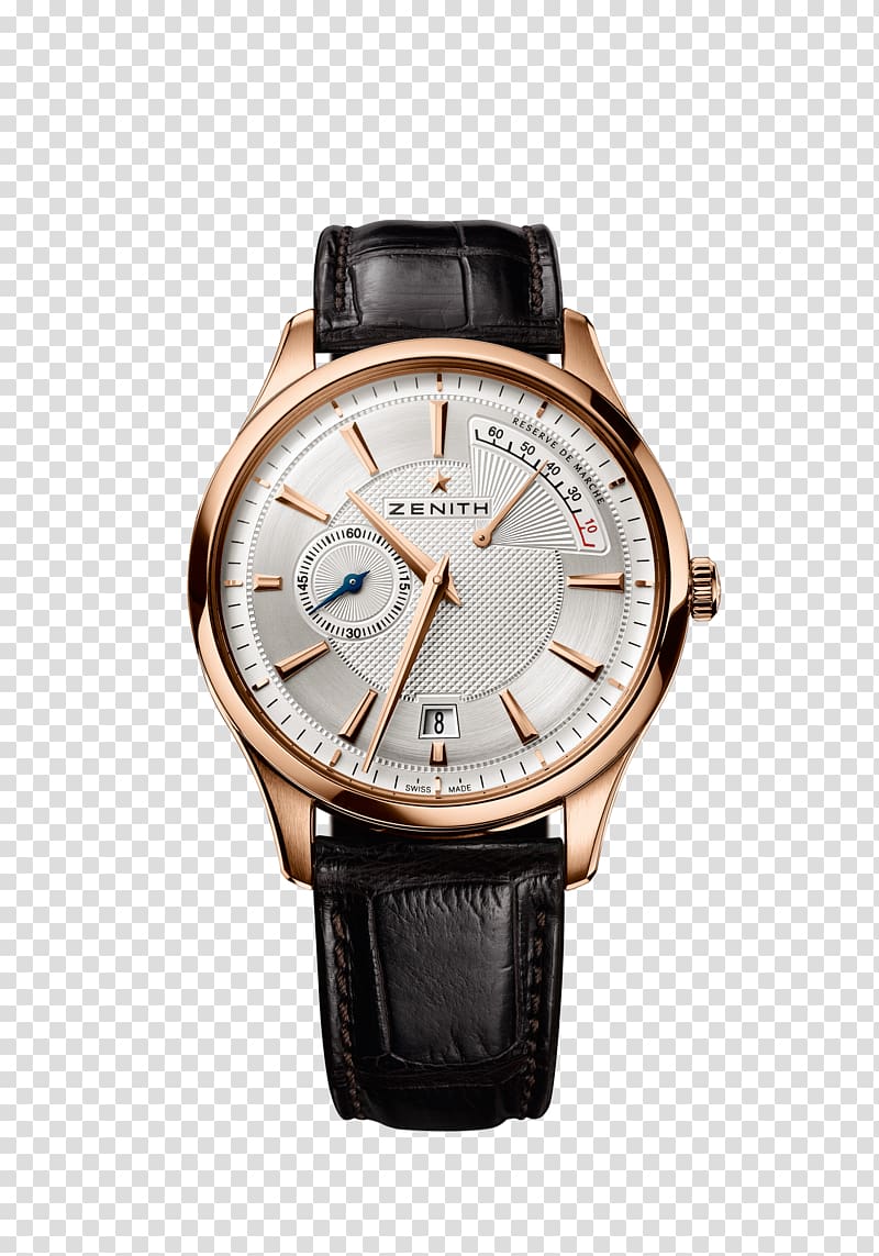 Zenith Power reserve indicator Watch Discounts and allowances Luxury goods, watches transparent background PNG clipart