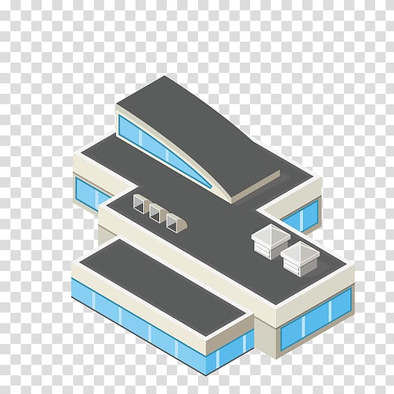 Illustration, Blue glass building transparent background PNG clipart