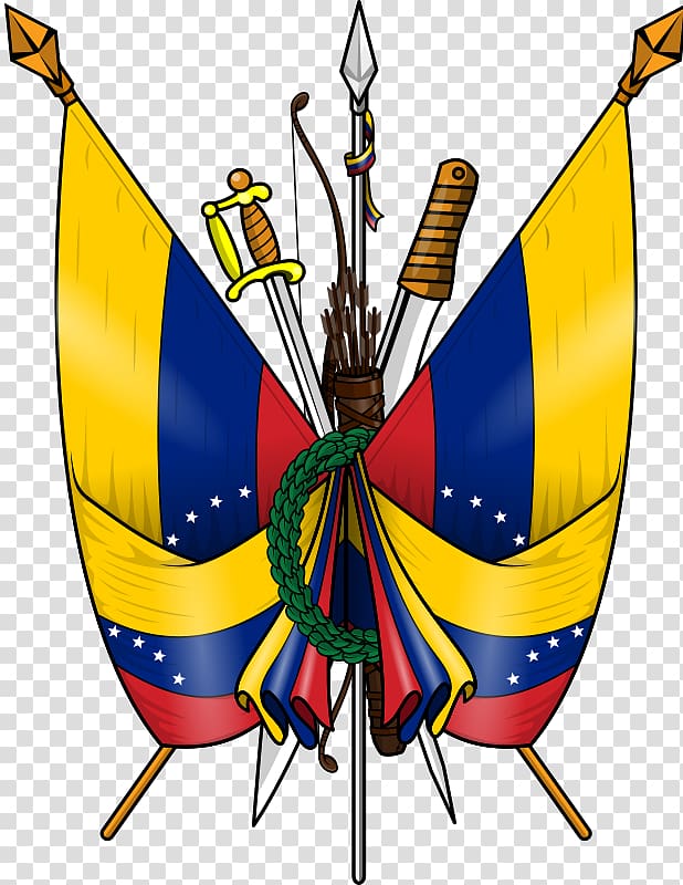 Coat of arms of Venezuela Escutcheon Flag of Venezuela , shield transparent background PNG clipart