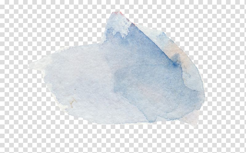 blue watercolor effect transparent background PNG clipart