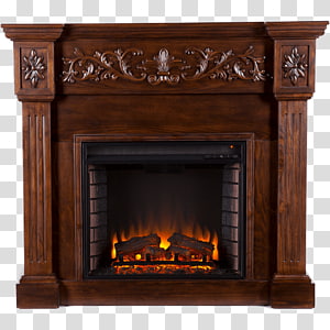 Fireplace Wood Burning Stove Chimney Living Room Warm Stone