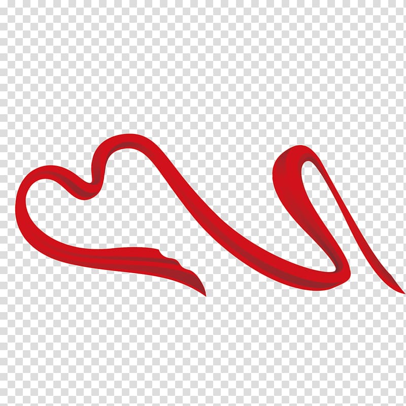 Red ribbon , Floating Red Ribbon transparent background PNG clipart