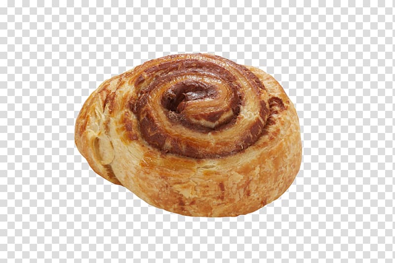 Cinnamon roll Viennoiserie Pain au chocolat Puff pastry Danish pastry, bun transparent background PNG clipart