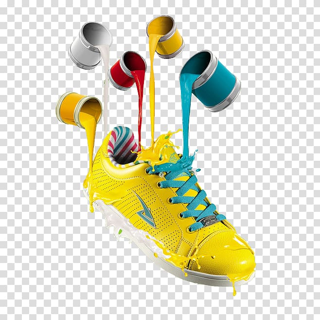 HIT Shoe Nike Designer, Colorful shoes transparent background PNG clipart