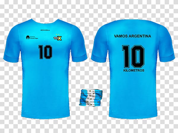 T-shirt Sports Fan Jersey Sleeve Blouse, Vamos argentina transparent background PNG clipart