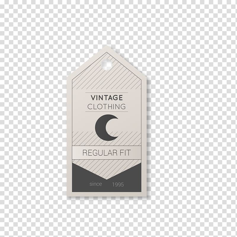 Paper Computer file, Vintage paper tag material transparent background PNG clipart