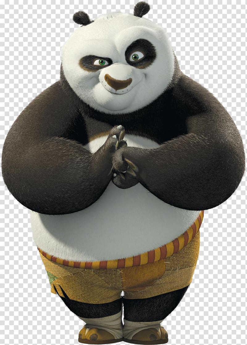 Po Giant panda Master Shifu Kung Fu Panda: Legendary Warriors, Madagascar transparent background PNG clipart