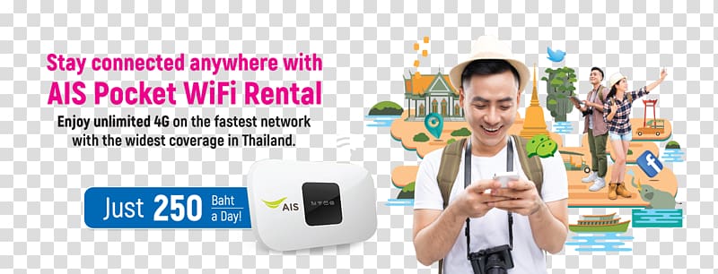 Pocket WiFi Thailand Advanced Info Service Brand 4G, Taiwan Retrocession Day transparent background PNG clipart