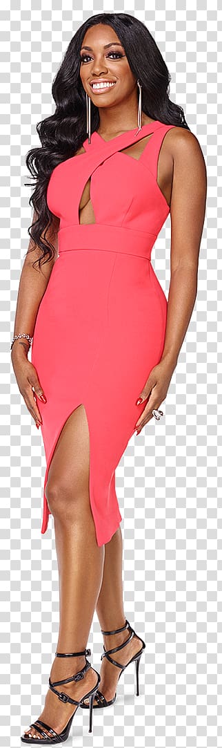 Porsha Williams The Real Housewives of Atlanta TV Personality, Angry Black Woman Hitting transparent background PNG clipart