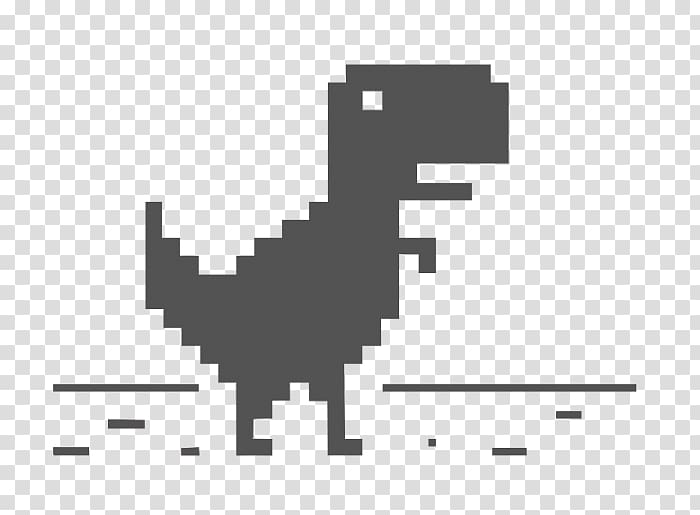 Tyrannosaurus Dino T-Rex Google Chrome Jumping Dinosaur, dinosaur transparent background PNG clipart