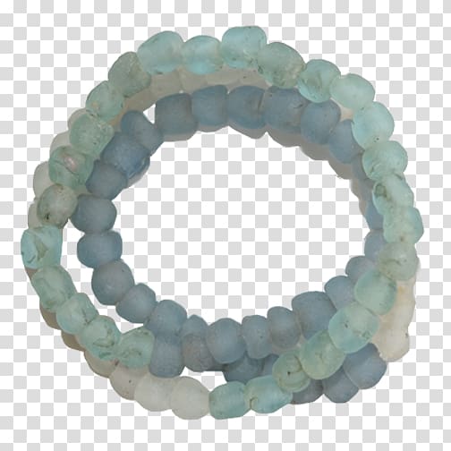 Turquoise Jade Bead Bracelet, SeaGlass transparent background PNG clipart