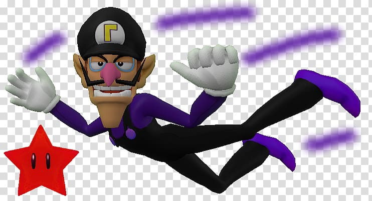 Super Mario 64 Waluigi Shroob, others transparent background PNG clipart