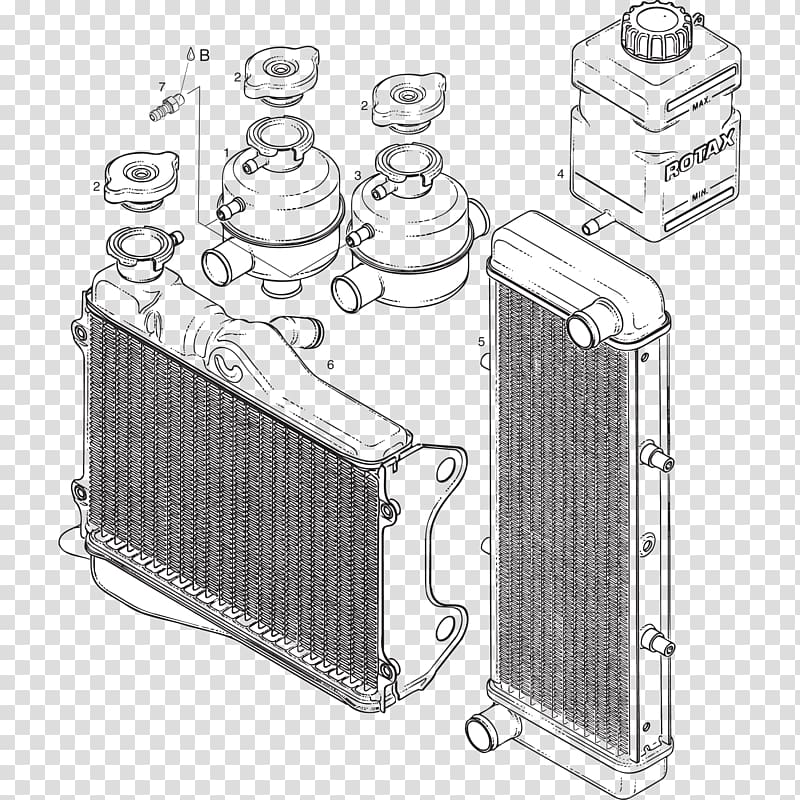 Radiator Denney Kitfox Rotax 582 BRP-Rotax GmbH & Co. KG Car, radiator transparent background PNG clipart