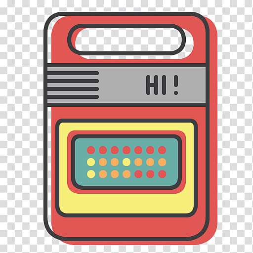 Personal stereo Radio, design transparent background PNG clipart